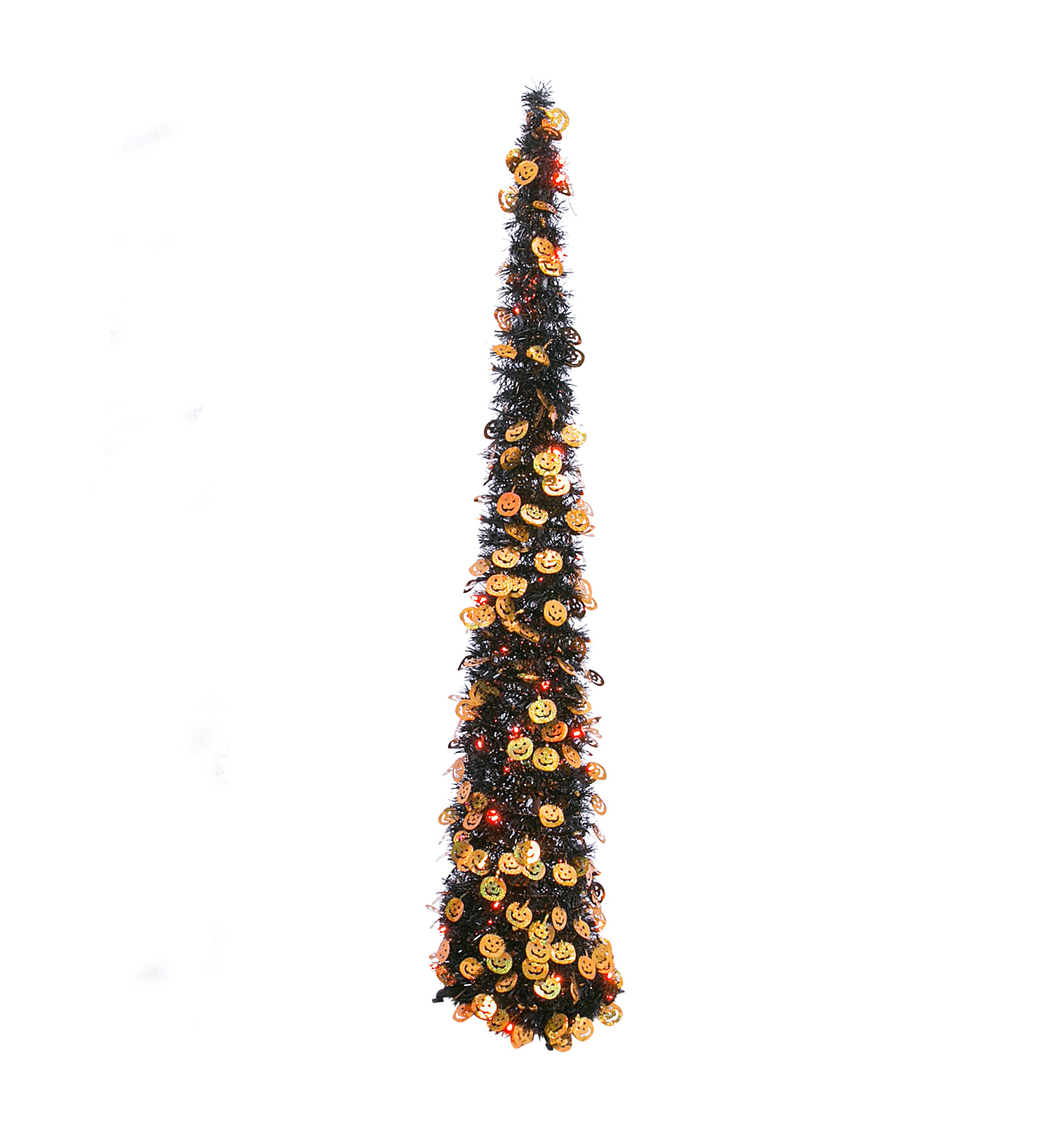 65 in. Illuminating Halloween Pop Up Tree #2500860EC